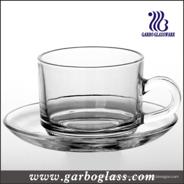 Набор стеклянных кружек и блюд для сервировки стола / Набор для чая (TZ-GB09D2406)